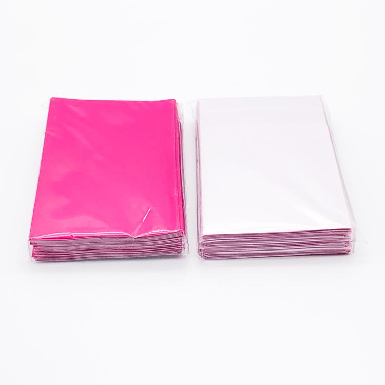 Lenayuyu 600pcs PROTECTOR Sleeves Roseredwhite 66mm*91mm Matte